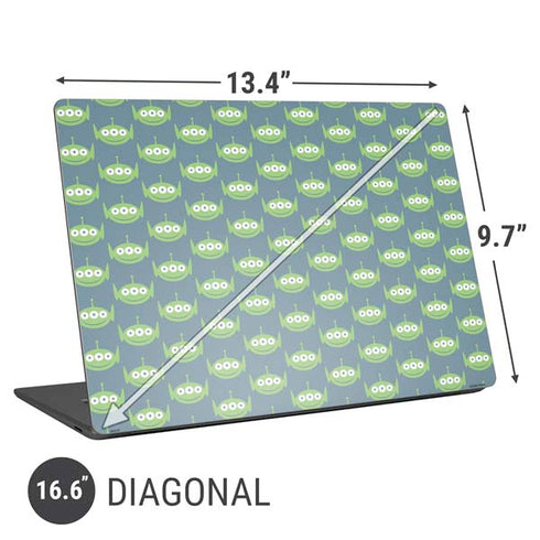 Disney Toy Story Alien Pattern Universal Laptop 16.6in (13.4 x 9.7in) Skin