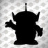 Disney Toy Story Alien Silhouette Dell Alienware Skin