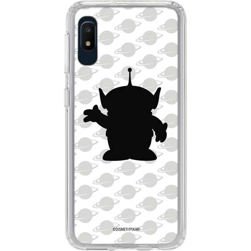 Disney Toy Story Alien Silhouette Galaxy A10e Clear Case
