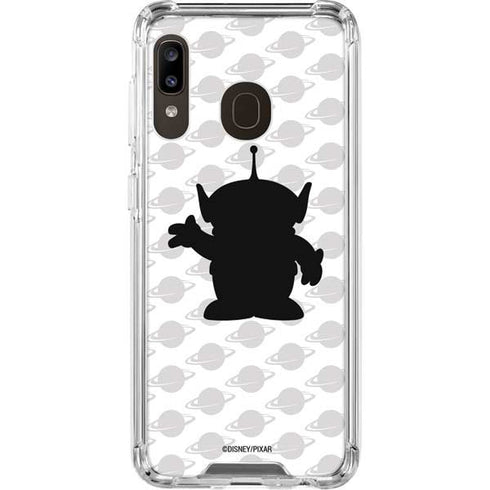 Disney Toy Story Alien Silhouette Galaxy A30 Clear Case