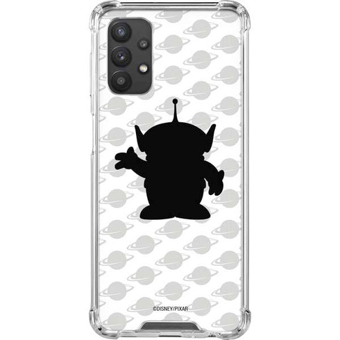 Disney Toy Story Alien Silhouette Galaxy A32 5G Clear Case