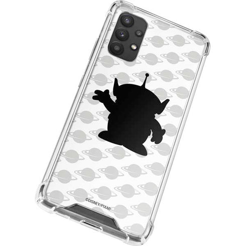 Disney Toy Story Alien Silhouette Galaxy A32 5G Clear Case