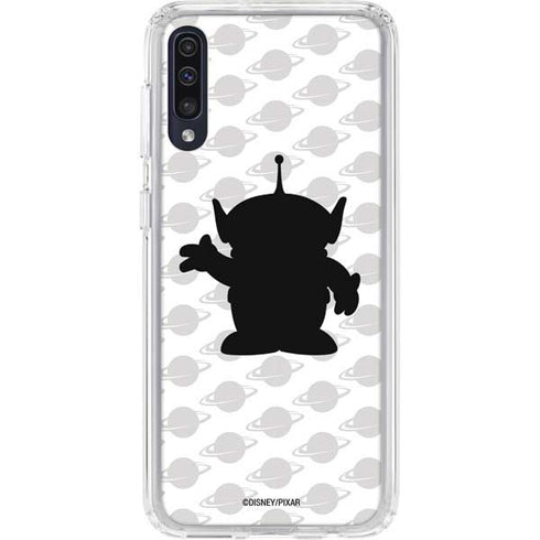 Disney Toy Story Alien Silhouette Galaxy A50 Clear Case