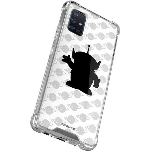 Disney Toy Story Alien Silhouette Galaxy A51 5G Clear Case