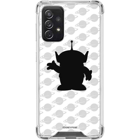 Disney Toy Story Alien Silhouette Galaxy A72 5G Clear Case