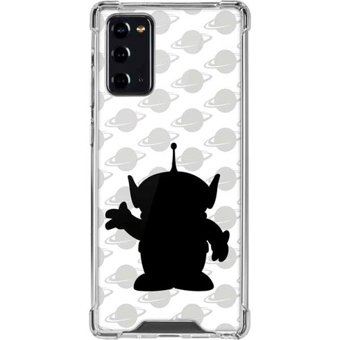 Disney Toy Story Alien Silhouette Galaxy Note20 5G Clear Case