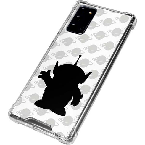 Disney Toy Story Alien Silhouette Galaxy Note20 5G Clear Case