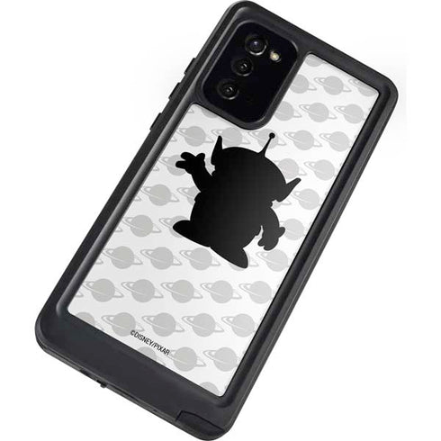 Disney Toy Story Alien Silhouette Galaxy Note20 5G Waterproof Case