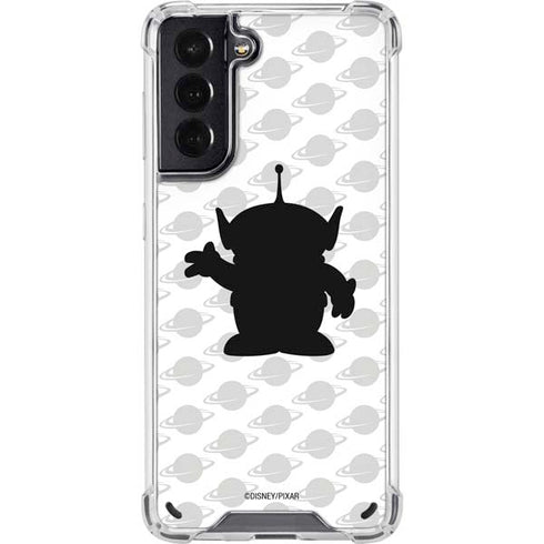 Disney Toy Story Alien Silhouette Galaxy S21 5G Clear Case