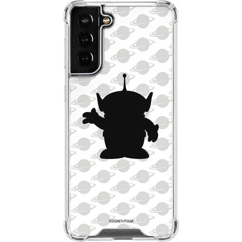 Disney Toy Story Alien Silhouette Galaxy S21 FE Clear Case