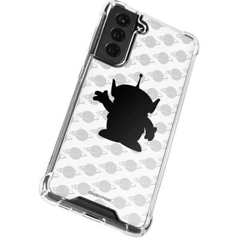 Disney Toy Story Alien Silhouette Galaxy S21 FE Clear Case