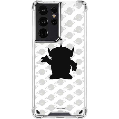 Disney Toy Story Alien Silhouette Galaxy S21 Ultra 5G Clear Case