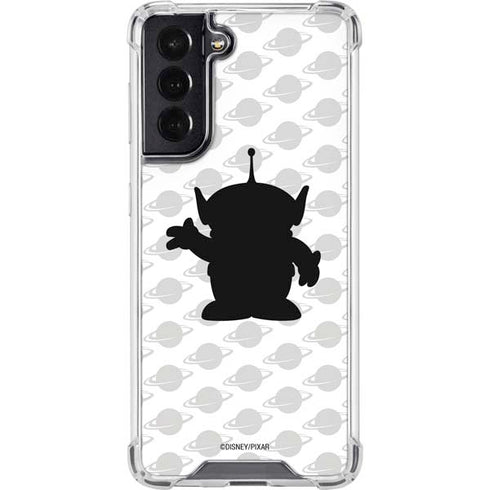 Disney Toy Story Alien Silhouette Galaxy S22 Clear Case