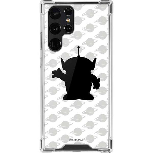 Disney Toy Story Alien Silhouette Galaxy S22 Ultra Clear Case