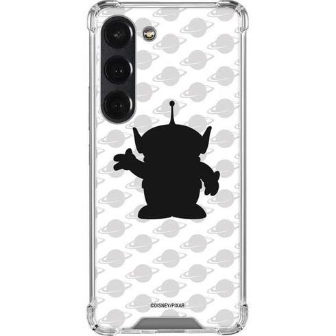 Disney Toy Story Alien Silhouette Galaxy S23 Clear Case