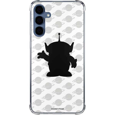 Disney Toy Story Alien Silhouette Galaxy S24 Clear Case