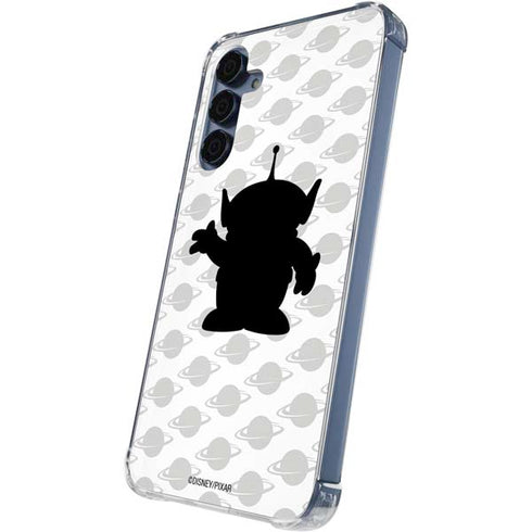 Disney Toy Story Alien Silhouette Galaxy S24 Clear Case