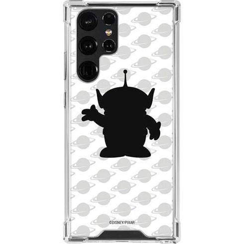 Disney Toy Story Alien Silhouette Galaxy S24 Ultra Clear Case