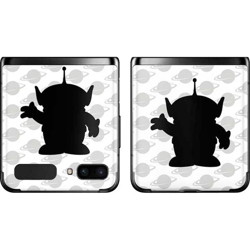 Disney Toy Story Alien Silhouette Galaxy Z Flip Skin