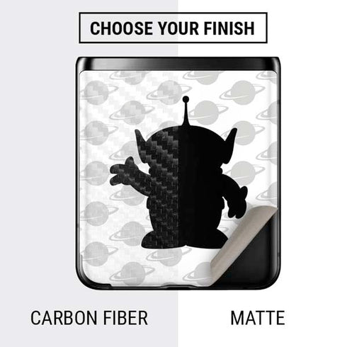 Disney Toy Story Alien Silhouette Galaxy Z Flip Skin