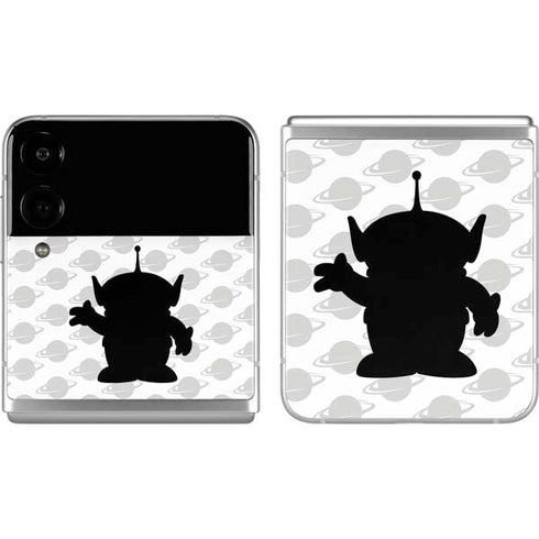Disney Toy Story Alien Silhouette Galaxy Z Flip4 5G Skin