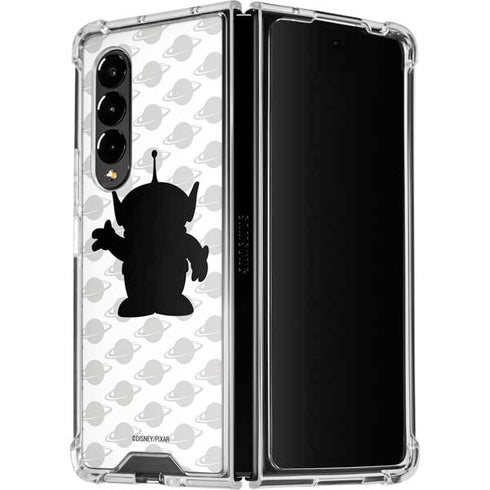 Disney Toy Story Alien Silhouette Galaxy Z Fold4 5G Clear Case