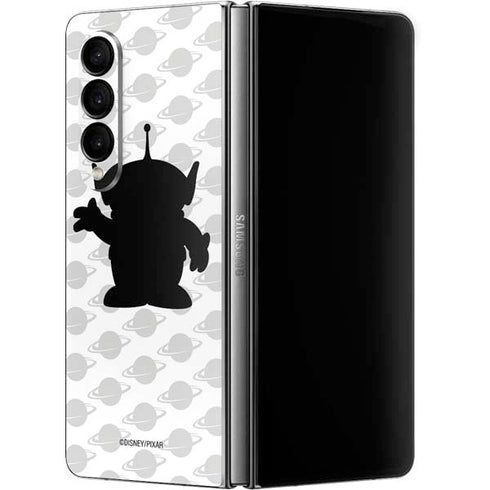 Disney Toy Story Alien Silhouette Galaxy Z Fold4 5G Skin