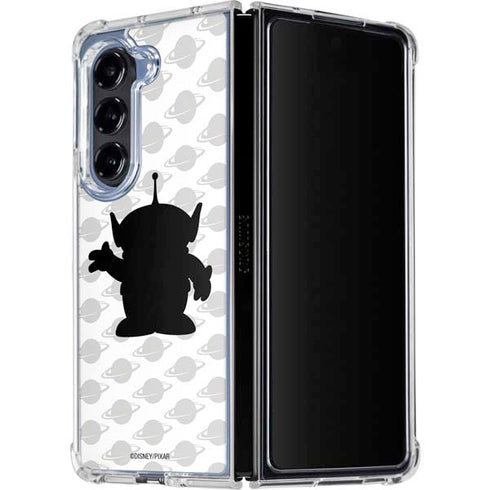 Disney Toy Story Alien Silhouette Galaxy Z Fold5 5G Clear Case