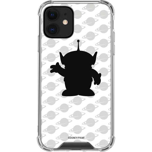 Disney Toy Story Alien Silhouette iPhone 12 Clear Case
