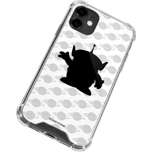Disney Toy Story Alien Silhouette iPhone 12 Clear Case