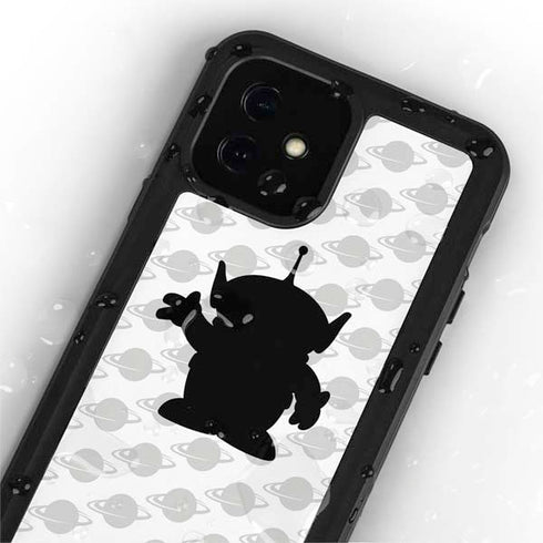 Disney Toy Story Alien Silhouette iPhone 12 Mini Waterproof Case