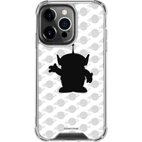 Disney Toy Story Alien Silhouette iPhone 13 Pro Clear Case