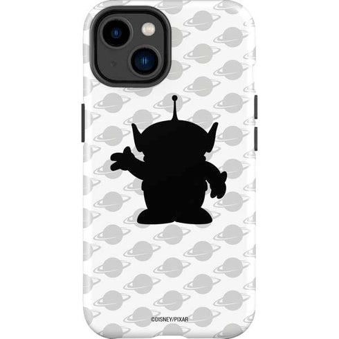 Disney Toy Story Alien Silhouette iPhone 15 Plus Impact Case