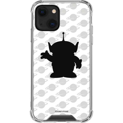 Disney Toy Story Alien Silhouette iPhone 14 Plus Clear Case