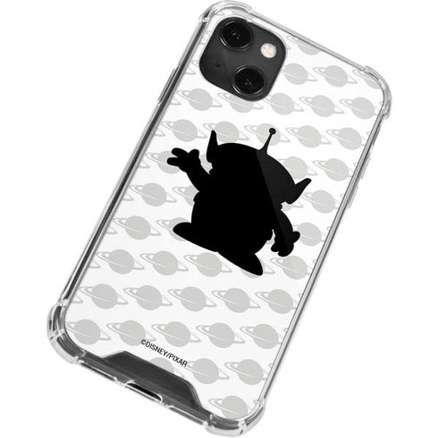 Disney Toy Story Alien Silhouette iPhone 14 Plus Clear Case