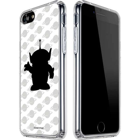 Disney Toy Story Alien Silhouette iPhone SE (2nd & 3rd Gen) Clear Case