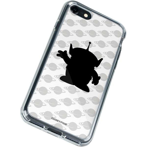 Disney Toy Story Alien Silhouette iPhone SE (2nd & 3rd Gen) Clear Case