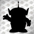 Disney Toy Story Alien Silhouette HP Spectre Skin