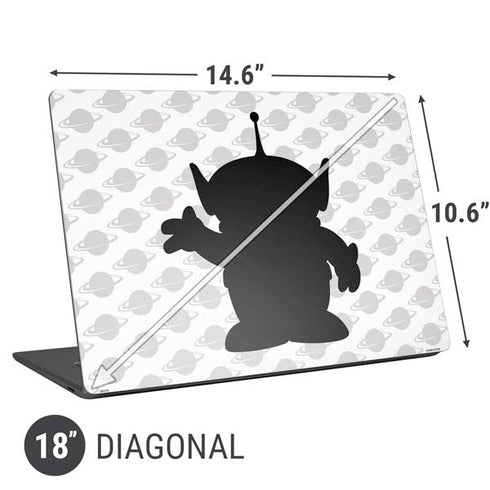 Disney Toy Story Alien Silhouette Universal Laptop 18in (14.6 x 10.6in) Skin