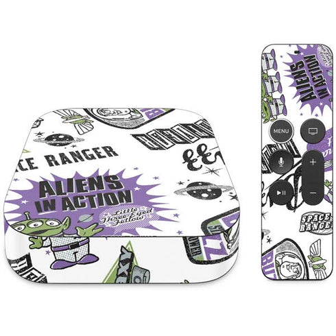 Disney Toy Story Aliens In Action Apple TV Skin