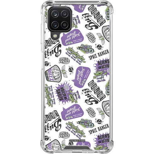 Disney Toy Story Aliens In Action Galaxy A12 Clear Case