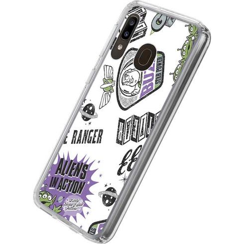 Disney Toy Story Aliens In Action Galaxy A20 Clear Case