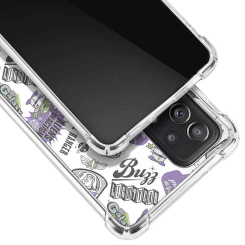Disney Toy Story Aliens In Action Galaxy A72 5G Clear Case