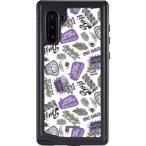 Disney Toy Story Aliens In Action Galaxy Note 10 Waterproof Case