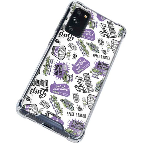 Disney Toy Story Aliens In Action Galaxy S20 FE Clear Case