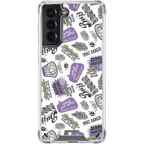 Disney Toy Story Aliens In Action Galaxy S21 5G Clear Case