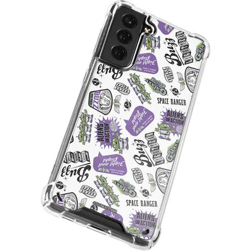 Disney Toy Story Aliens In Action Galaxy S21 5G Clear Case
