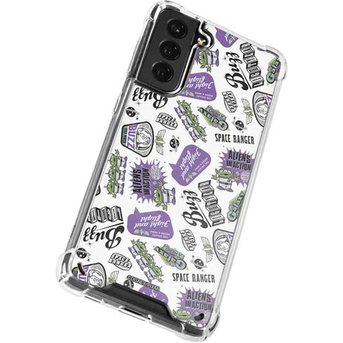 Disney Toy Story Aliens In Action Galaxy S21 Plus 5G Clear Case