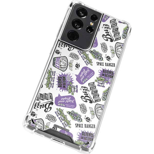 Disney Toy Story Aliens In Action Galaxy S21 Ultra 5G Clear Case
