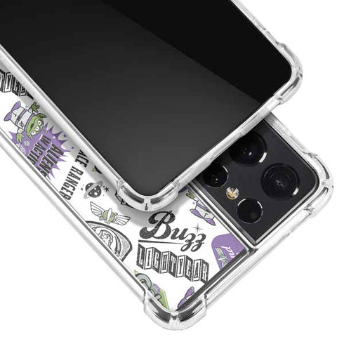 Disney Toy Story Aliens In Action Galaxy S21 Ultra 5G Clear Case